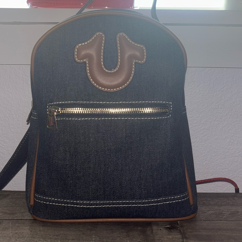 True religion jean backpack used once